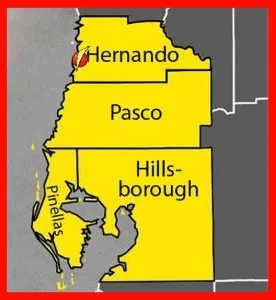 Hernando, Pasco, Hills-borough